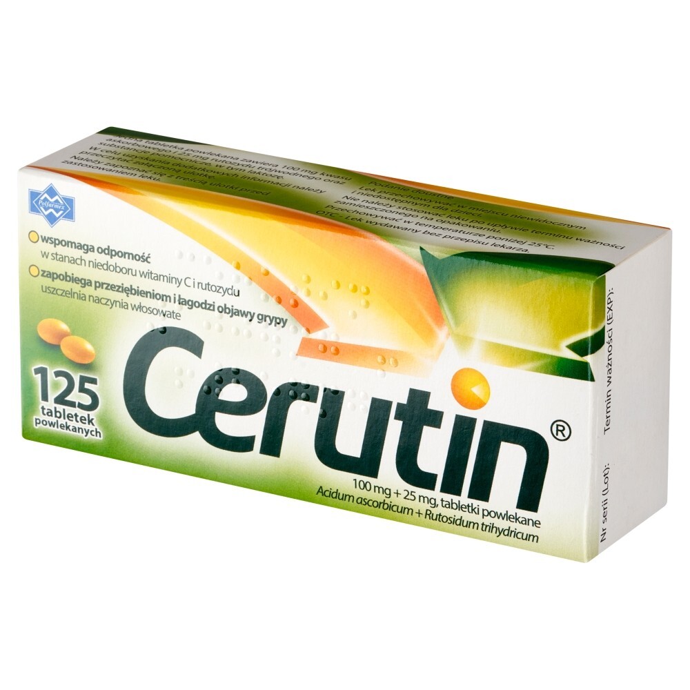 Cerutin 125 tabletek