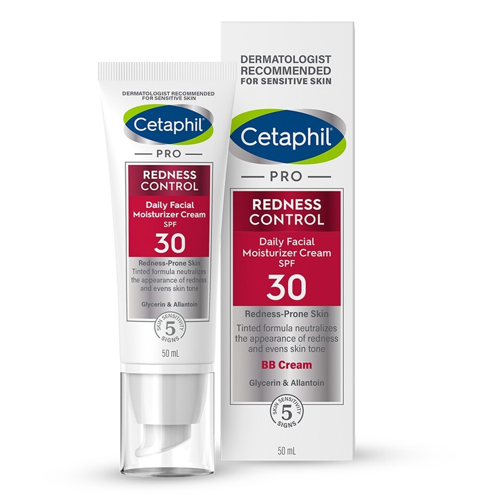 Cetaphil Pro Redness Control BB, krem nawilżający na dzień, skóra wrażliwa, SPF 30, 50 ml