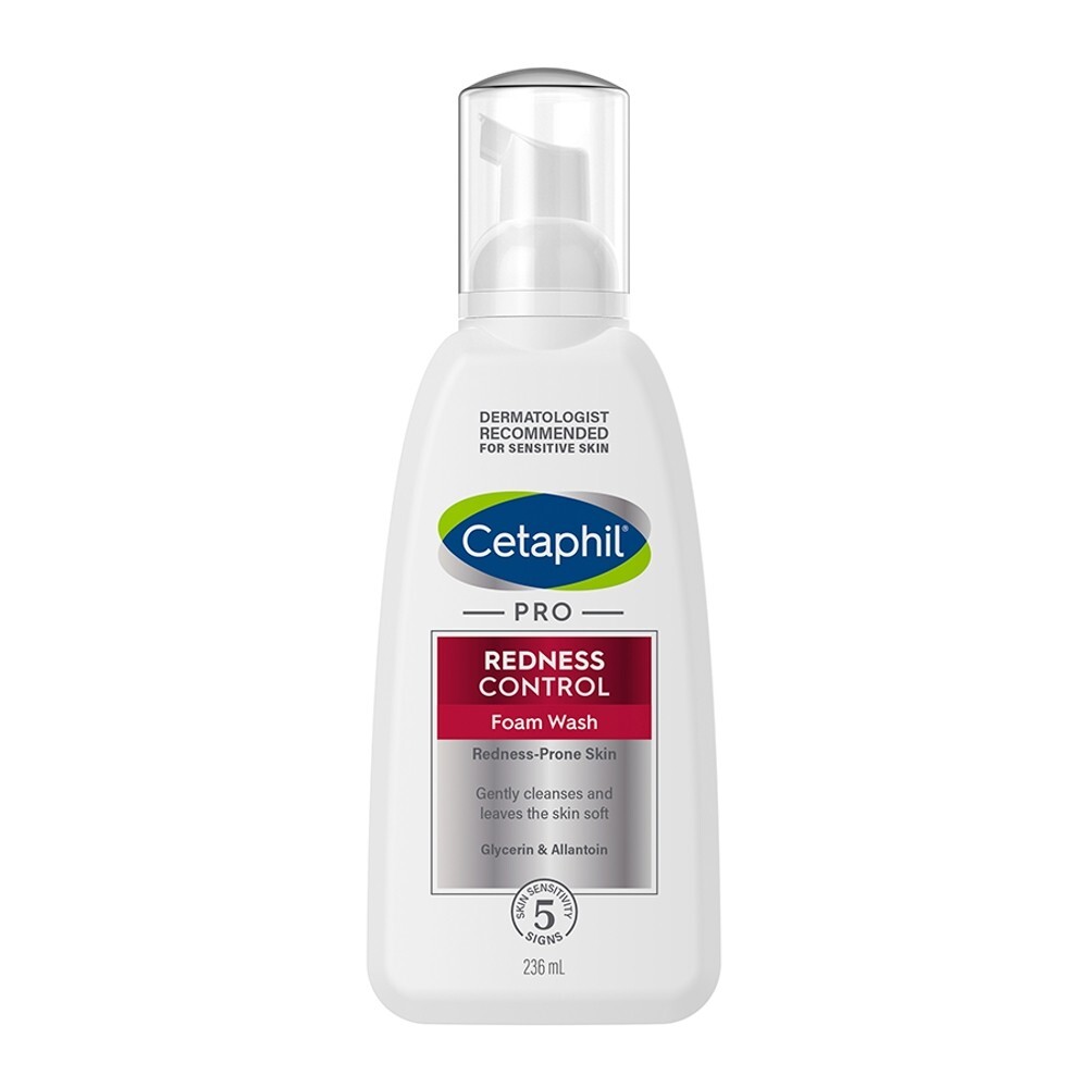 Cetaphil Pro Redness Control, pianka do mycia twarzy, skóra wrażliwa, 236 ml