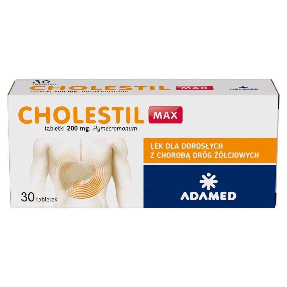 Cholestil Max 200 mg, 30 tabletek