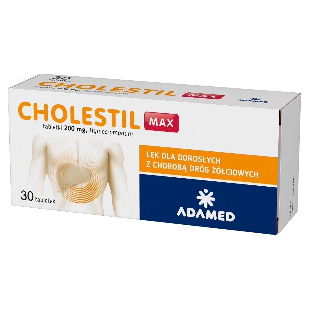 Cholestil Max 200 mg, 30 tabletek