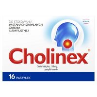 Cholinex 150 mg, 16 pastylek twardych