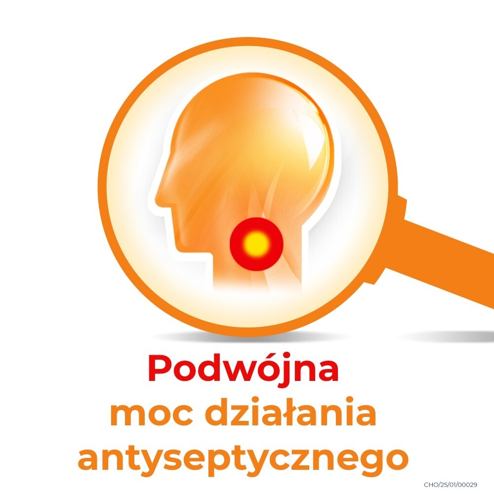 Cholinex Intense, tabletki do ssania, miód i cytryna, 20 tabletek