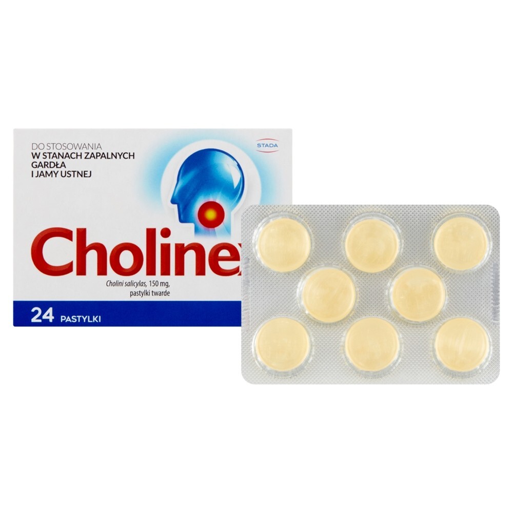 Cholinex Pastylki 24 sztuki