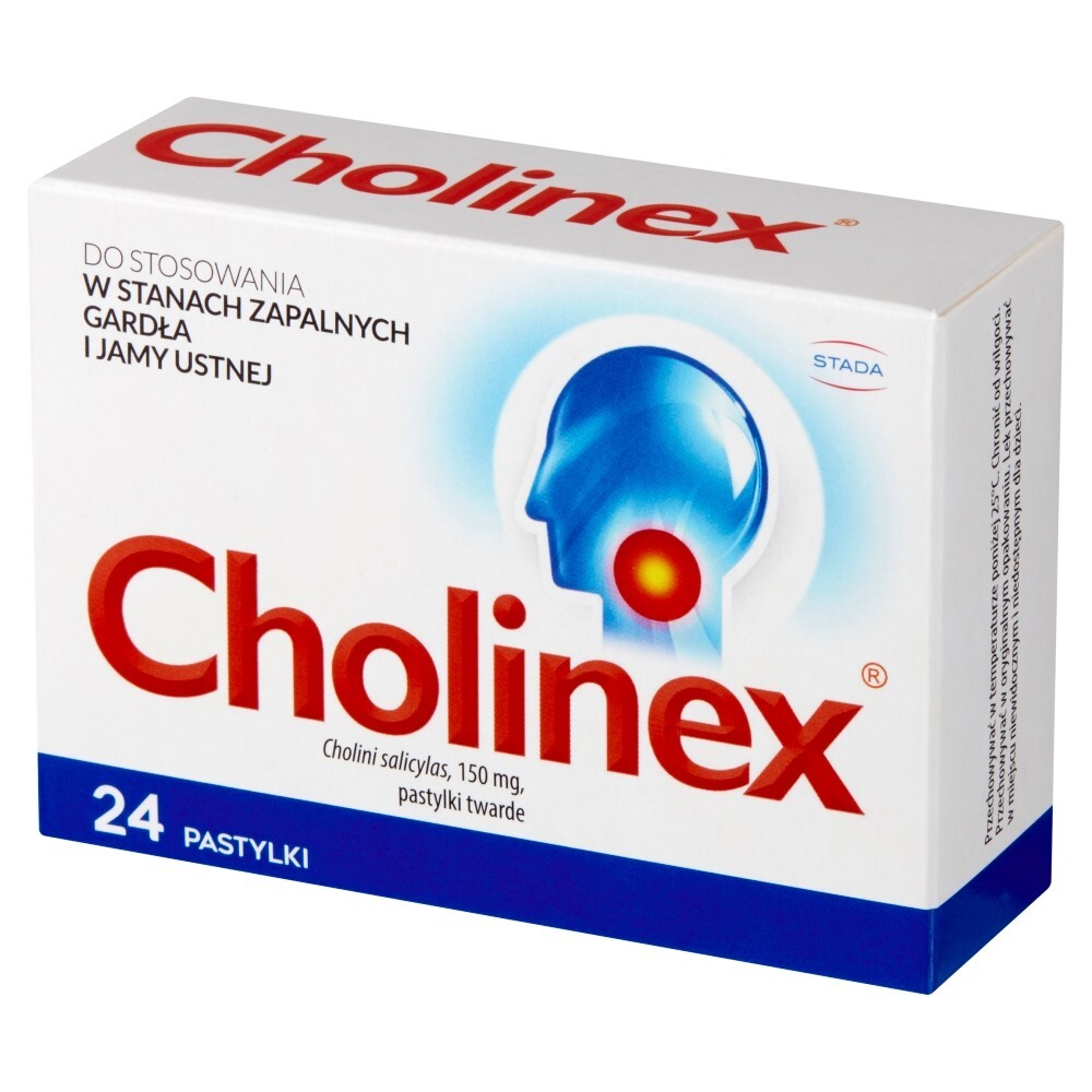 Cholinex Pastylki 24 sztuki