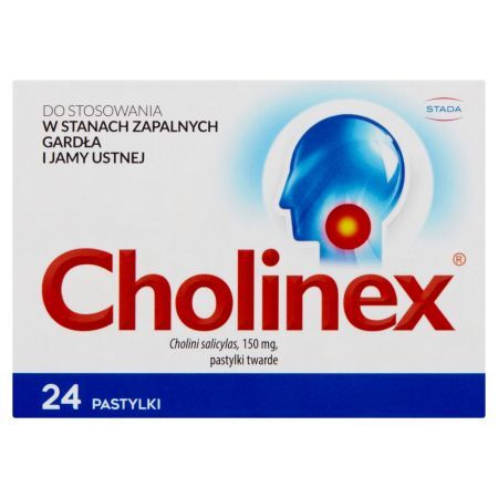 Cholinex Pastylki 24 sztuki