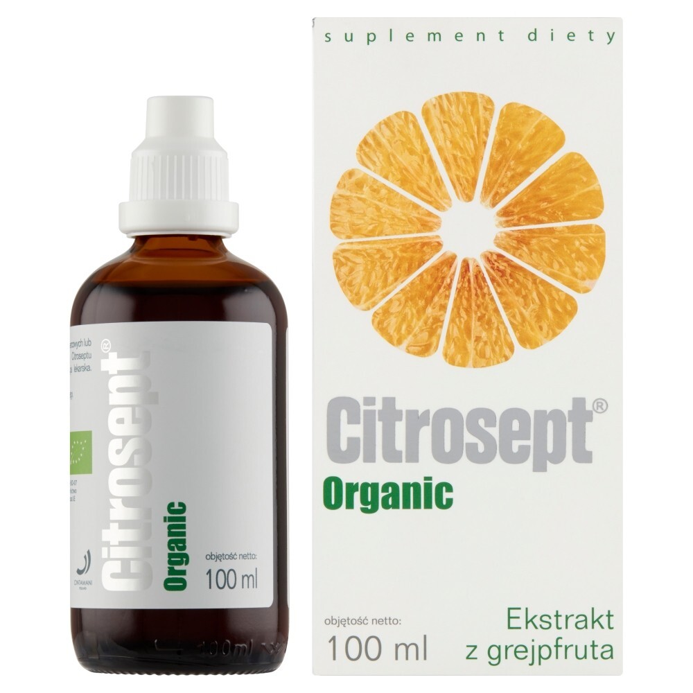 Citrosept Organic Suplement diety ekstrakt z grejpfruta 100 ml