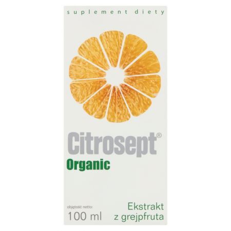 Citrosept Organic Suplement diety ekstrakt z grejpfruta 100 ml