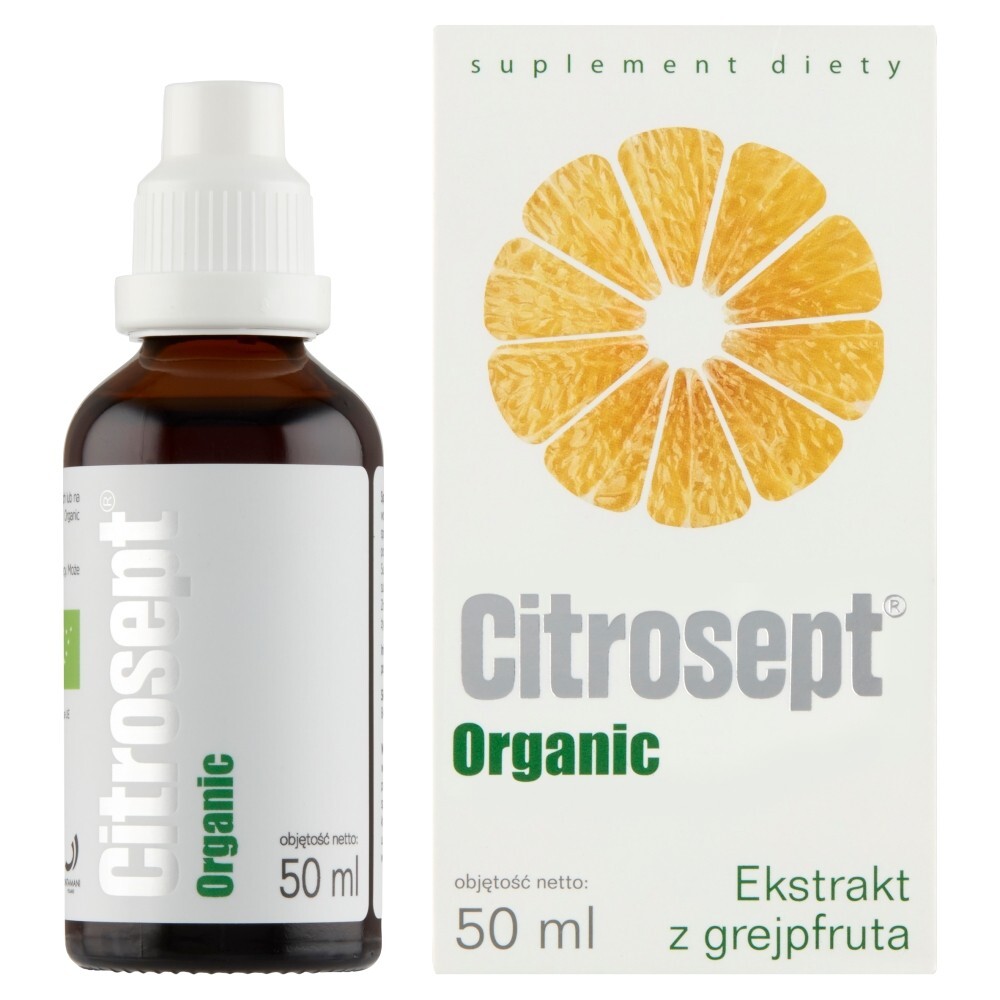Citrosept Organic Suplement diety ekstrakt z grejpfruta 50 ml