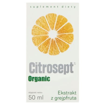Citrosept Organic Suplement diety ekstrakt z grejpfruta 50 ml