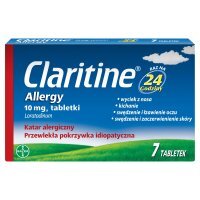 Claritine Allergy, 10 mg, tabletki, 7 tabletek