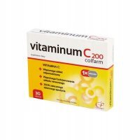 COLFARM Vitaminum C Witamina C 200 mg 30 tabletek