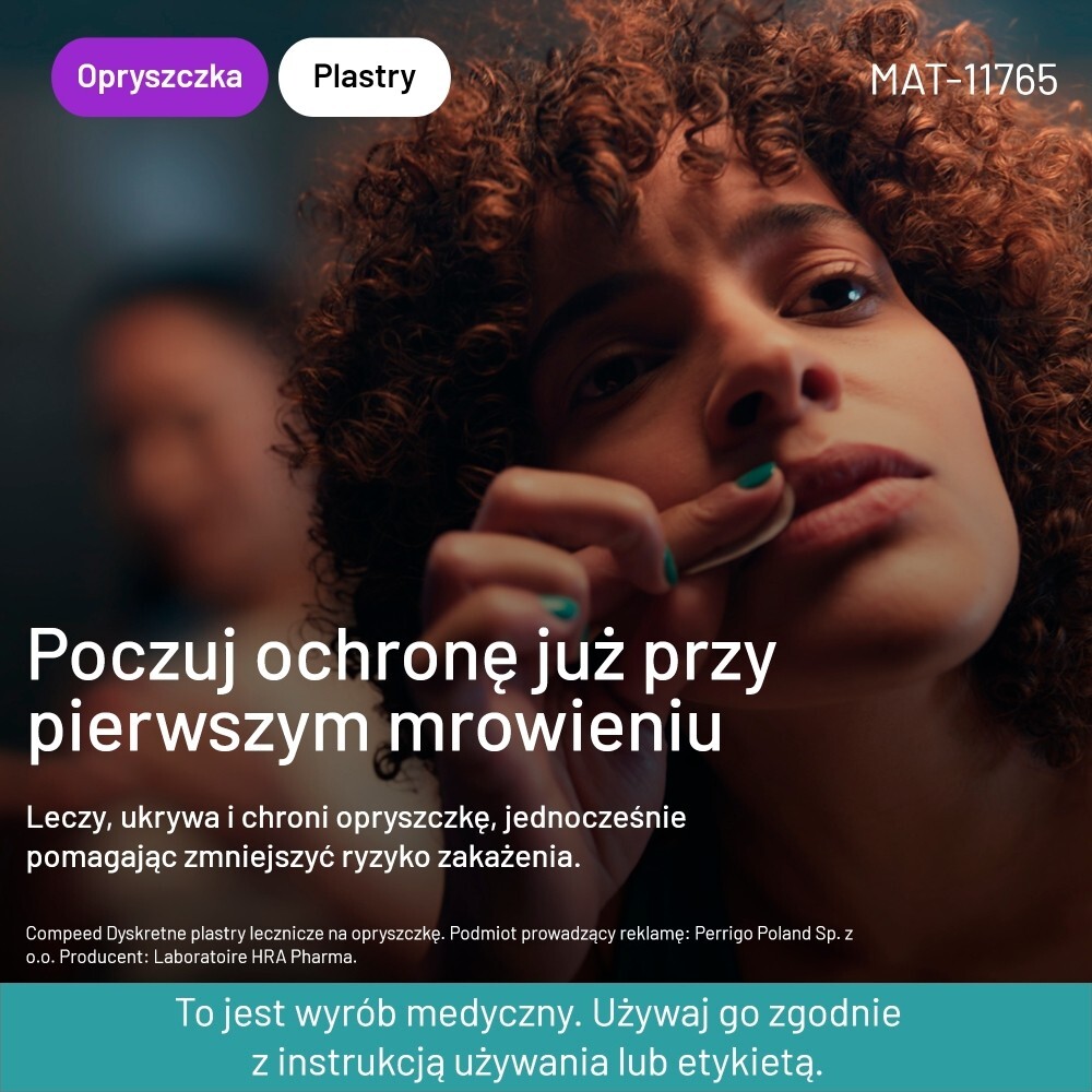 Compeed dyskretny plaster na opryszczkę, 15 sztuk