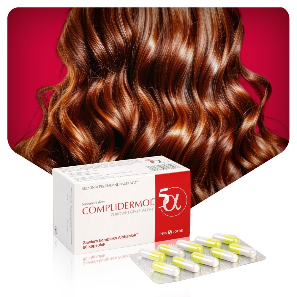Complidermol 5 alfa, 60 kapsułek