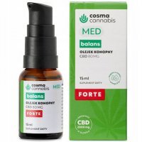 Cosma cannabis MED, olejek konopny FORTE: balans, 80 mg CBD, 15 ml