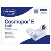 Cosmopor E, plastry opatrunkowe jałowe, 10 x 8 cm, 25 sztuk