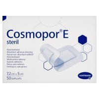 Cosmopor E, plastry opatrunkowe jałowe, 7,2 x 5 cm, 50 sztuk