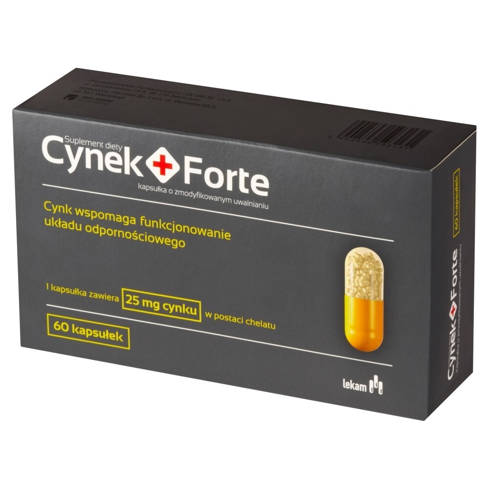 Cynek + Forte, kapsułki twarde, 60 kapsułek