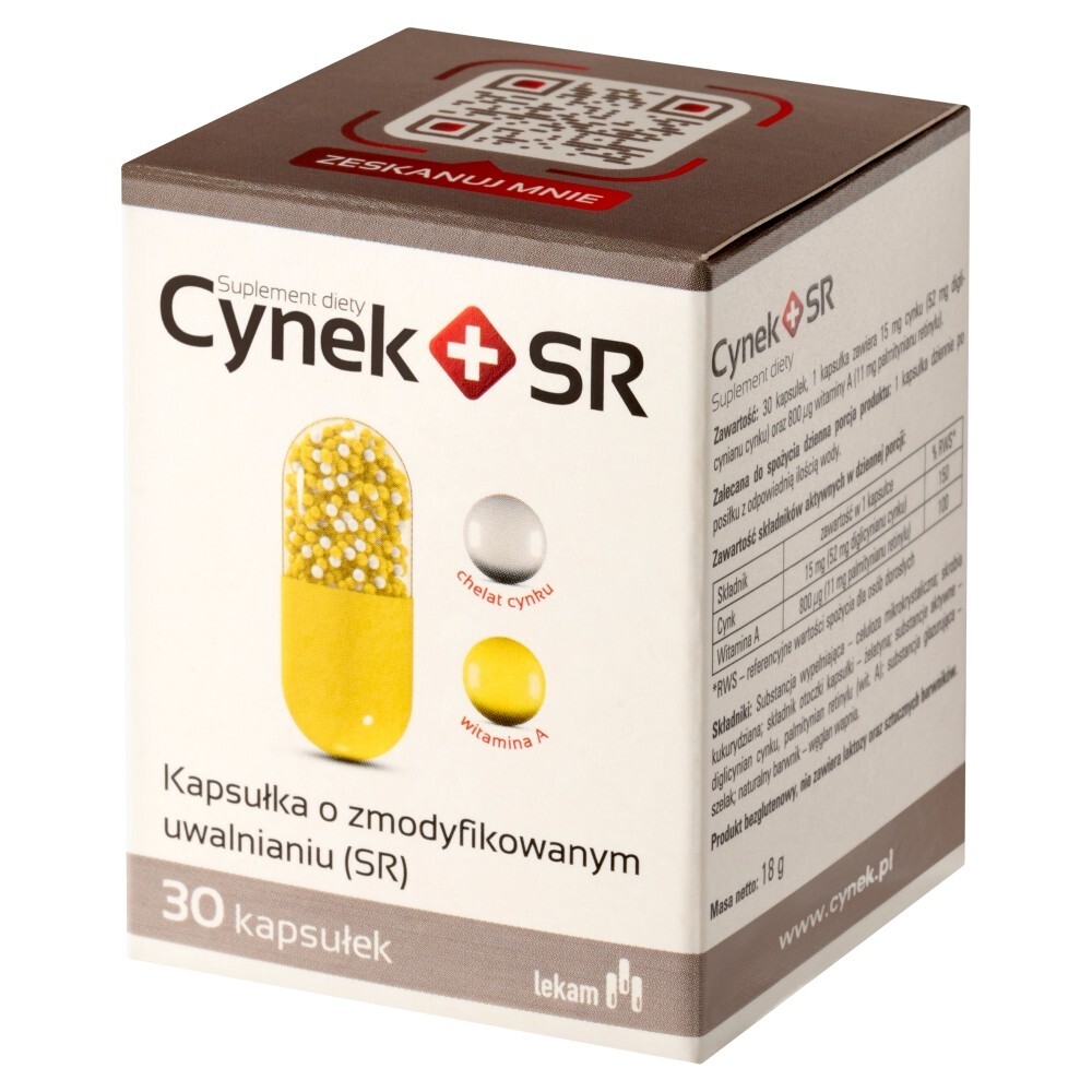 Cynek+SR 30 kapsułek