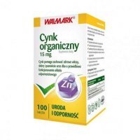 Cynk, 15 mg, tabletki, 100 tabletek (Walmark)
