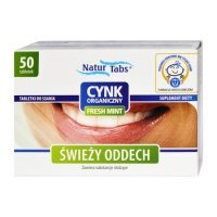 Cynk organiczny Naturtabs Mint x 50 tabl.