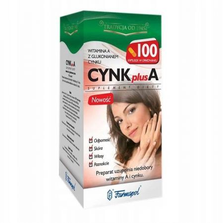 Cynk Plus A kaps.twarde 100 kaps.