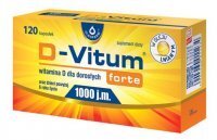 D-Vitum forte 1000 j.m., 120 kapsułek