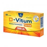 D-Vitum forte 2000 j.m. 60 kapsułek