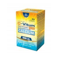 D-Vitum Forte Calcium 1000 j.m., tabletki, 60 tabletek