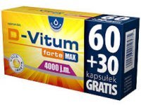 D-Vitum Forte Max 4000 j.m., 60 kapsułek + 30 kapsułek gratis