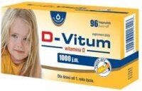 D-Vitum Witamina D 1000 j.m., kapsułki twist-off, 90 kapsułek