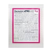 Dermatol APTEO MED, puder hamujący drobne krwawienia i odkażający w stanach zapalnych skóry, 5 g
