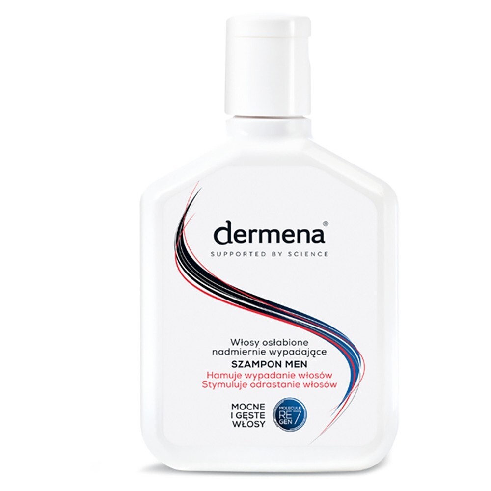 Dermena Hair Care, Men, szampon hamujący wypadanie i stymulujący odrastanie włosów, 200 ml