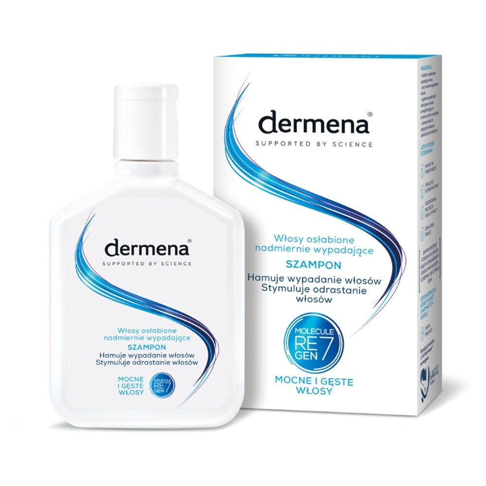 Dermena Hair Care, szampon hamujący wypadanie włosów, 200 ml