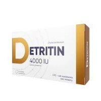 Detritin 4000 IU, 60 tabletek powlekanych