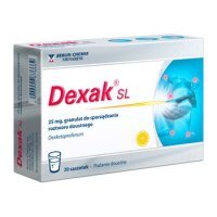 Dexak SL 25 mg, 10 saszetek (import równoległy Inpharm)