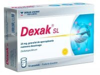 Dexak SL, 25 mg, granulki do sporządzania roztworu doustnego w saszetkach, 10 sztuk