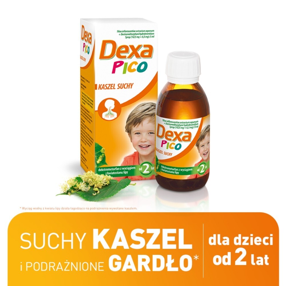 DexaPico, (1625 mg + 6,5 mg)/5ml, syrop, 115 ml