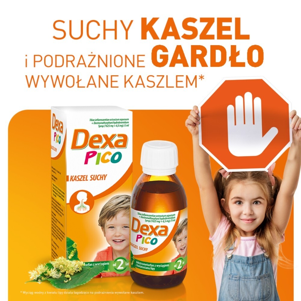 DexaPico, (1625 mg + 6,5 mg)/5ml, syrop, 115 ml