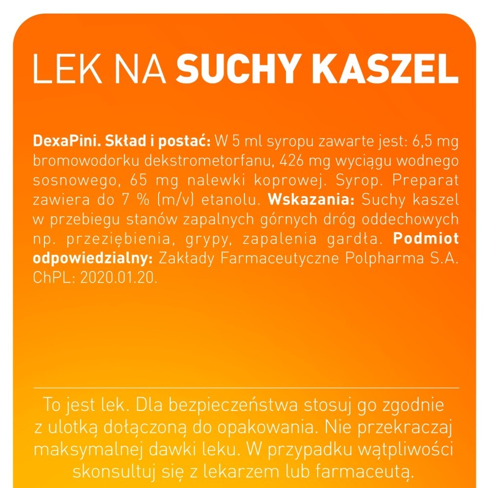 DexaPini, syrop, 115 ml