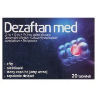 Dezaftan med, 20 tabletek do ssania