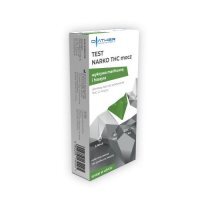 Diather Test Narko THC, domowy test do wykrywania THC w moczu, marihuana i haszysz, 1 sztuka