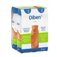 Diben Drink, preparat odżywczy, smak morelowo-brzoskwiniowy, 4 x 200 ml