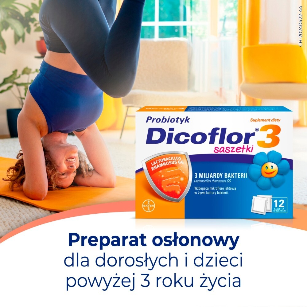 Dicoflor 3, proszek, 12 saszetek
