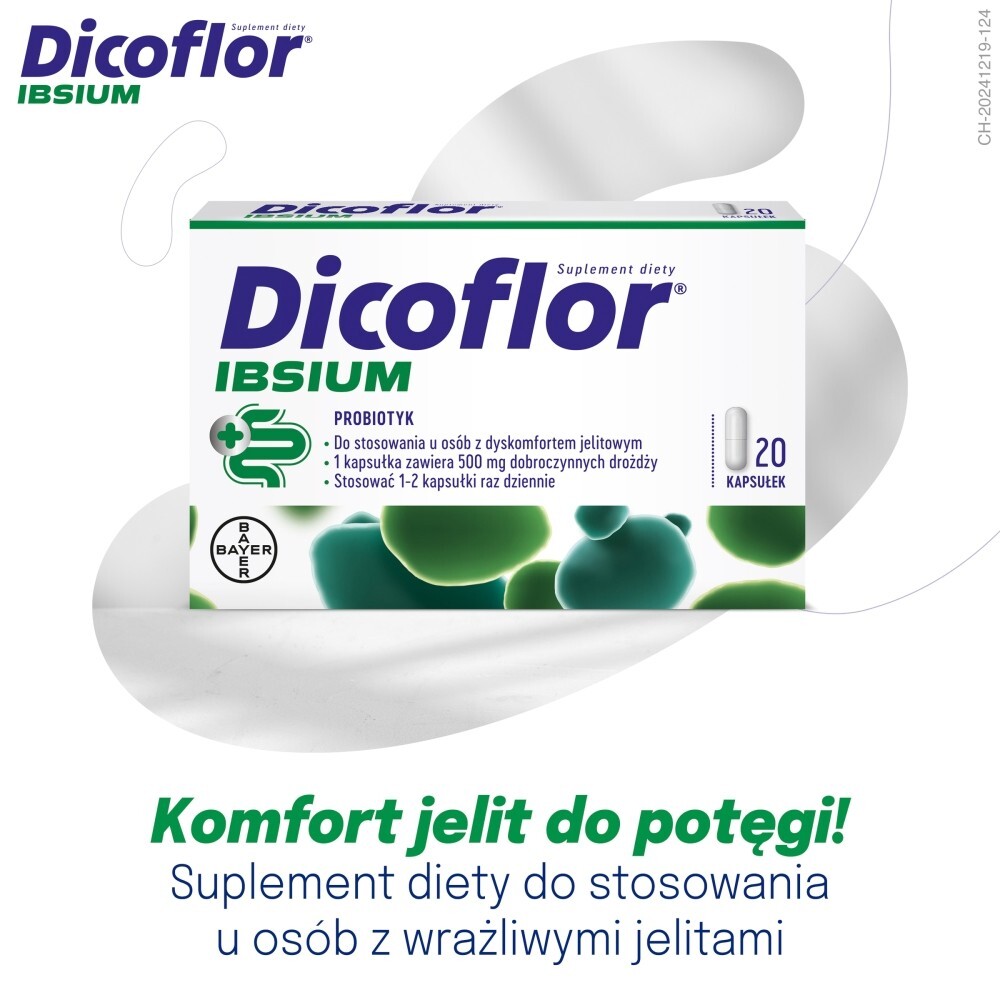Dicoflor Ibsium Suplement diety probiotyk 11,9 g (20 x 0,595 g)