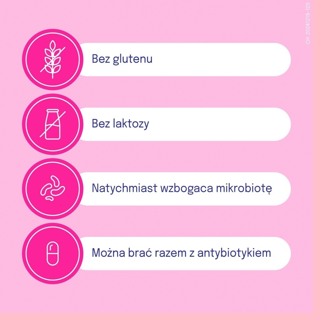 Dicoflor Junior Suplement diety probiotyk o smaku owoców leśnych 12 g (12 x 1 g)