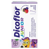 Dicoflor Junior Suplement diety probiotyk o smaku owoców leśnych 12 g (12 x 1 g)