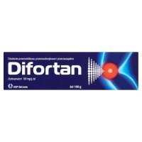 Difortan, 100 mg/g, żel,100 g