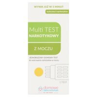 Domowe Laboratorium, Multi test narkotykowy, do wykrywania narkotyków w moczu, 1 sztuka