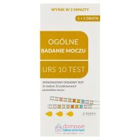 Domowe Laboratorium Ogólne badanie moczu URS 10 test 2 sztuki
